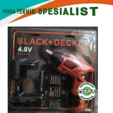 Obeng Elektrik-Bor Obeng Screwdriver Black Decker 4.8 V