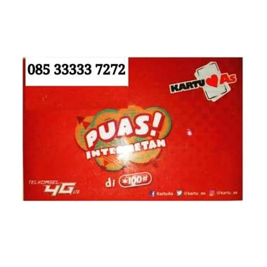 Telkomsel Nomor Cantik As 085 33333 7272 Kartu Perdana [4G]