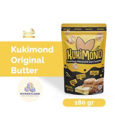KUKIMOND Almond Oat Cookies Kue Pelancar Asi / Asi Booster Almond 180 gr | Camilan Sehat Ibu Hamil d