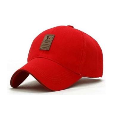 Baseball cap : EDIKO - Topi baseball topi golf topi pria One Size RED