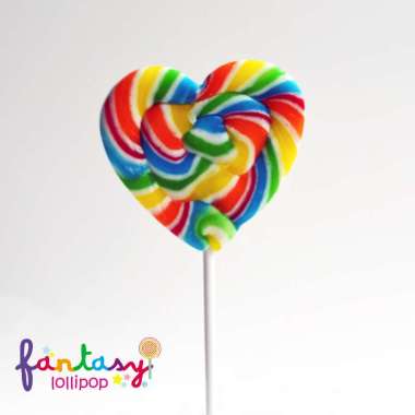 Fantasy Lollipop Hati - Fruit Salad [50 g]