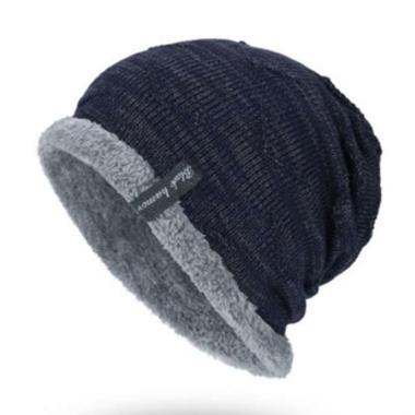 Topi kupluk RAINER - Topi musim dingin winter cap topi beanie caps topi pria One Size NAVY