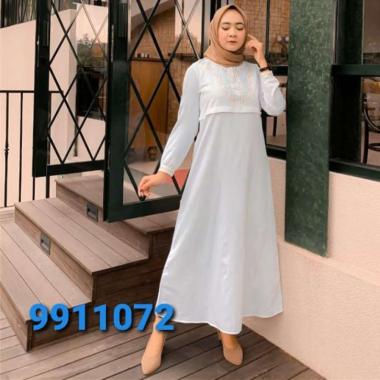 FAME 9911072 Fashion Gamis Wanita XL PUTIH