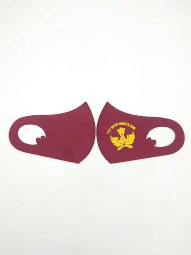 Masker Scuba Anak Sekolah SD Medium MERAH