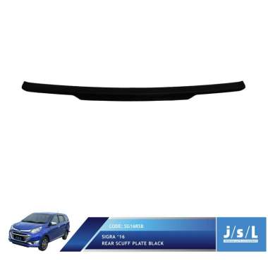 JSL Sillplate Belakang Sigra Rear Scuff Plate blacktivo