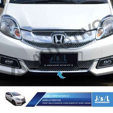 JSL Lis Grill Radiator with LED DRL for Mobilio CHROME