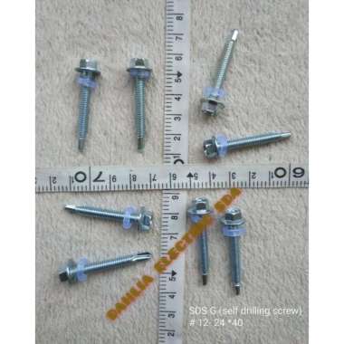 SDS (Self Drilling Screw) SEKRUP GALVALUM # 12-24*40