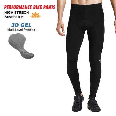 Lasona CSF-001G-L4 Celana Sepeda Panjang Premium Unisex XXL Black