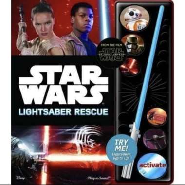 Star wars book lightsaber rescue the force awakens disney transformers