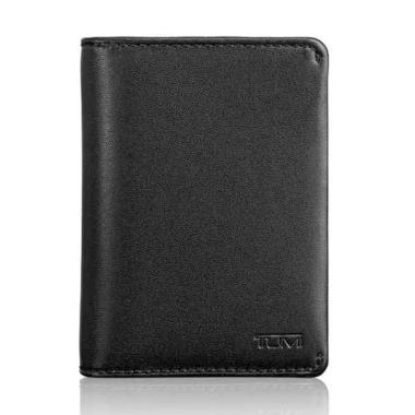 TUMI Nassau Gusseted Card Dompet BLACK