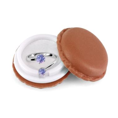 Her Jewellery June Crystals Ring Birth Stone Authentic Cincin Adjustable