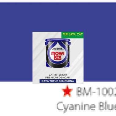 Mowilex Cyanine Blue BM-1002 Cat tembok 1kg