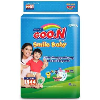 Promo Harga GOON Smile Baby Pants L44 44 pcs - Blibli