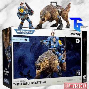 JOYTOY Warhammer 40K Space Wolves Thunderwolf Cavalry Bjane JT3105