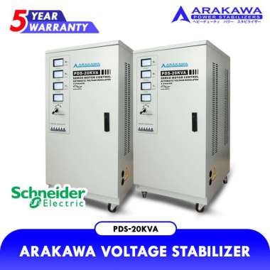 STABILIZER ARAKAWA PDS 3 PHASE PDS 20KVA Putih