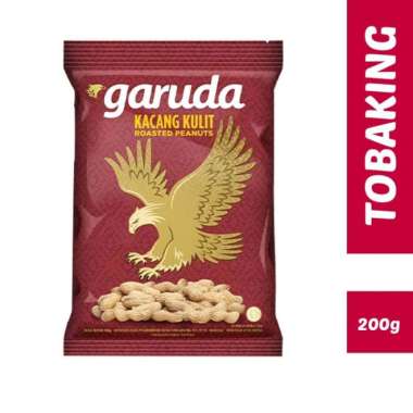 Garuda Kacang Kulit Garing 200gr Roasted Peanuts