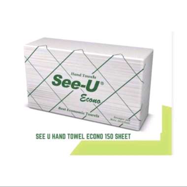 Tissue Tisu See-U See U Hand Towel Econo Green Hijau 150 Sheet