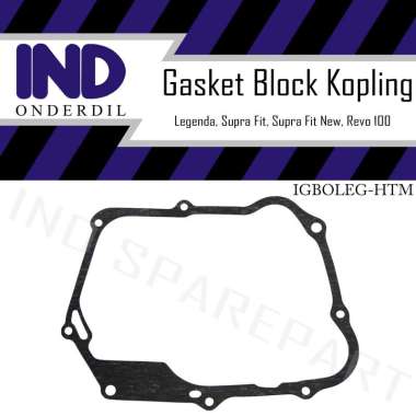IND Onderdil Gasket Packing-Paking Block-Blok Kopling-Kupling Hitam Legenda & Supra Fit Lama-New & R