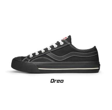 Jual Ventela Basic Black Natural Sepatu Vantela Sneakers Pria Casual Sekolah Sepatu Wanita Ventella Original Online September 2020 Blibli Com