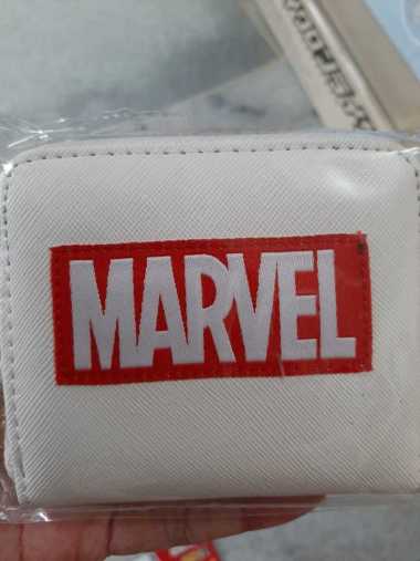 SEGA MARVEL Coin Purse Bag & Pass Case (OEM) Tas Koin dan Sarung Paspor White