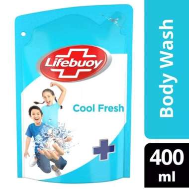 LIFEBUOY Sabun Mandi Cair Cool Fresh Pouch 400ml