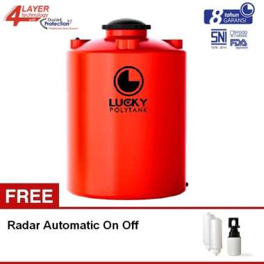 Tangki Air / Tandon / Toren Lucky Polytank Standard 2350 Liter - LS 235 orange