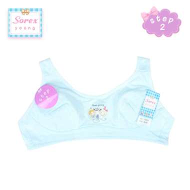 Sorex Young Bra Remaja Miniset Best Friend Y 2305 Step 2 Busa Tipis Tanpa Kawat Kait 2 34 Abu