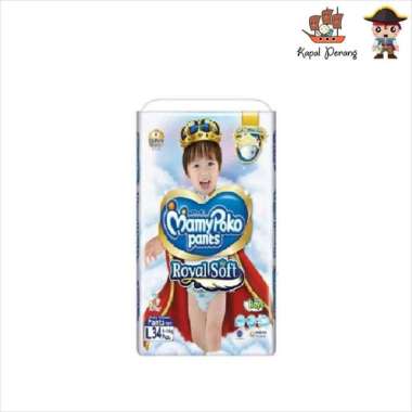 MamyPoko Pants Royal Soft Boys [L/ 34 pcs]