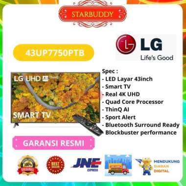 LED TV LG 43UP7750PTB SMART TV 4K UHD 43 INCH