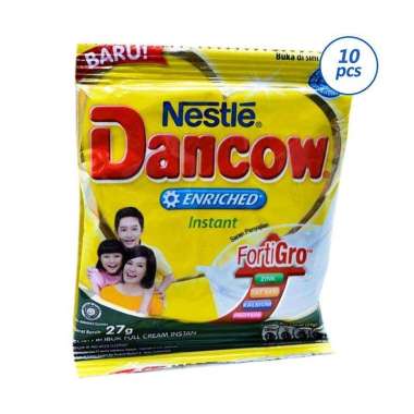Promo Harga DANCOW FortiGro Susu Bubuk Instant per 10 sachet 27 gr - Blibli