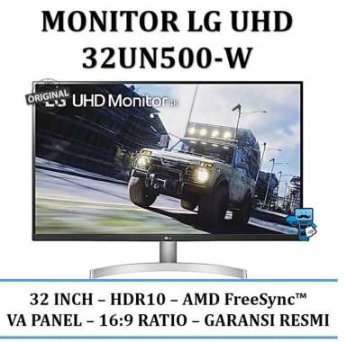 Monitor LG 32UN500-W UHD 4K 32" HDR Monitor