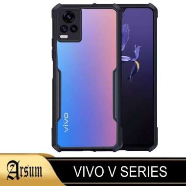 Promo Case Transparan Semua Type Vivo V Series Softcase Cover Airbag VIVO V20 SE HITAM