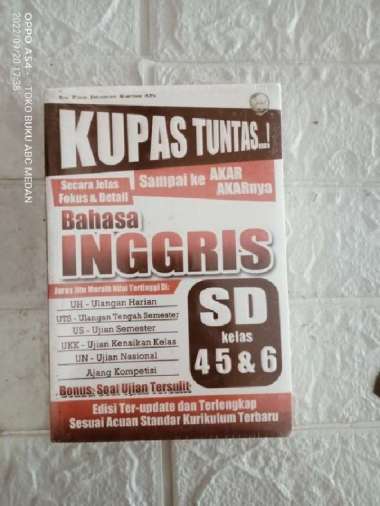 BUKU KUPAS TUNTAS BAHASA INGGRIS SD KELAS 4,5&6 ORIGINAL