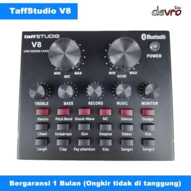 Taffware Audio USB External Soundcard Lice V8 - Sound Card V8 ukuran ZLive V8