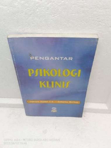 JUAL BUKU PENGANTAR PSIKOLOGI KLINIS OLEH SUPRAPTO SLAMET