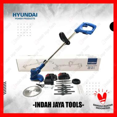HYUNDAI HDBC 20V Mesin Potong Rumput Baterai - Cordless Grass Trimmer
