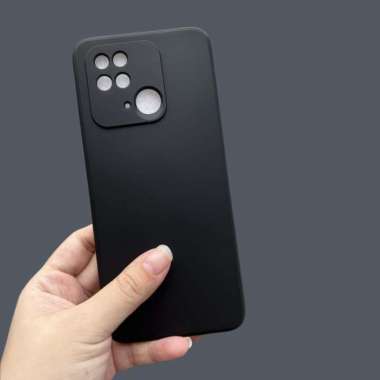 Soft Case Xiaomi Redmi 10C Silikon Candy Macaron Bludru Hitam
