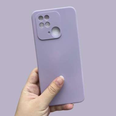 Soft Case Xiaomi Redmi 10C Silikon Candy Macaron Bludru Ungu