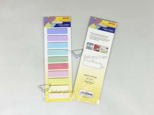 Penanda Pembatas Buku | Index Mark Joyko IM-65 Pastel 45x12 mm Kertas