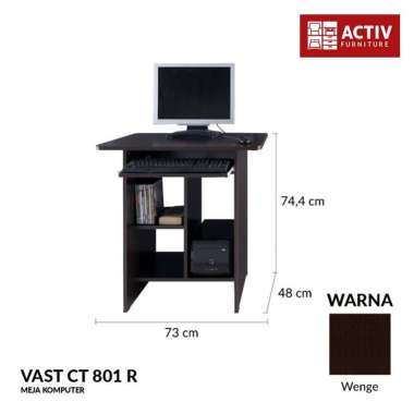Activ Meja Komputer Kerja Modern / Meja Laptop Gaming / VAST CT 801 R