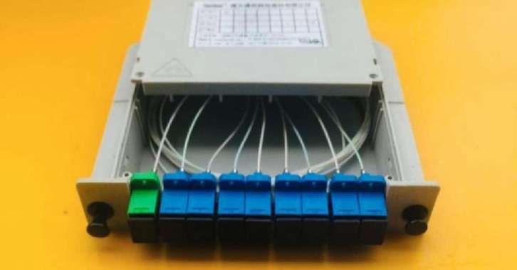 Passive Splitter PLC BOX FO 1:8 SC UPC Fiber Optik Pasif UPC BOX