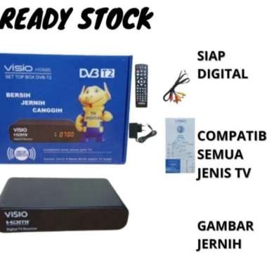STB VISIO Set Top Box Siaran TV Digital Receiver