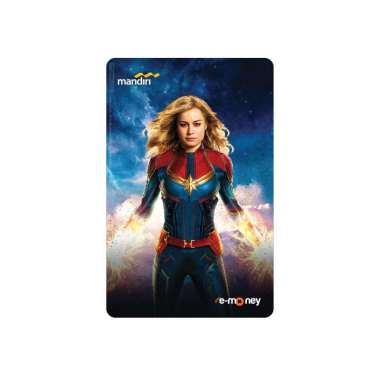 Kartu EMONEY MANDIRI Captain Marvel 2 Movie Film Kartu Etoll e toll E Money E-money Winlycollections