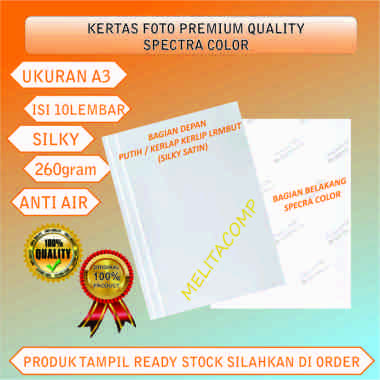 Kertas Foto A3 silky Rc Spectra