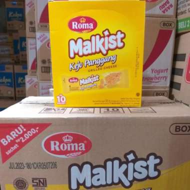 Roma Malkist Keju Panggang Biskuit
