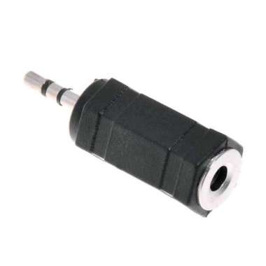 Adapter audio jack female 3,5mm ke 2,5mm stereo plug audio connector