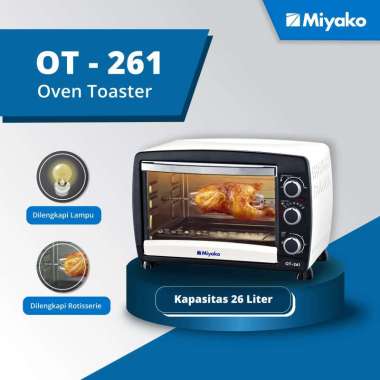 MIYAKO OT-261 Oven Toaster Pemanggang Listrik [26 L]