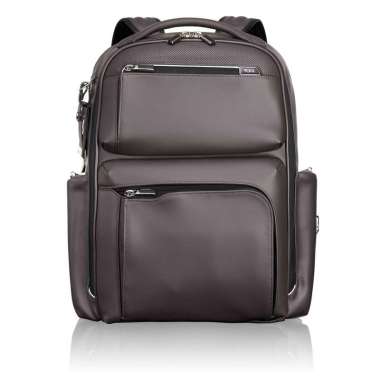 TUMI Arrive Bradley Backpack Leather - Taupe Taupe