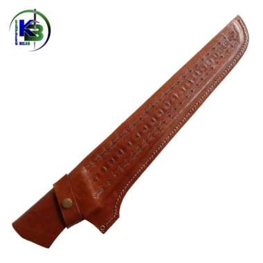 Sarung Bilah Icel 36 cm Butcher Straight [coklat]