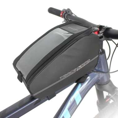 Consina Trace Map Tas Sepeda Frame Depan | Pelindung HP Sepeda Gowes Bike| Durable Material Clear Vi